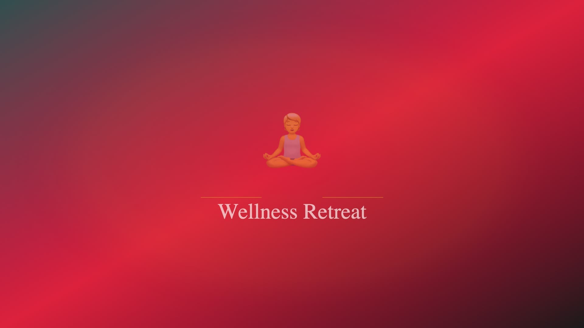 Weekend Wellness Retreat